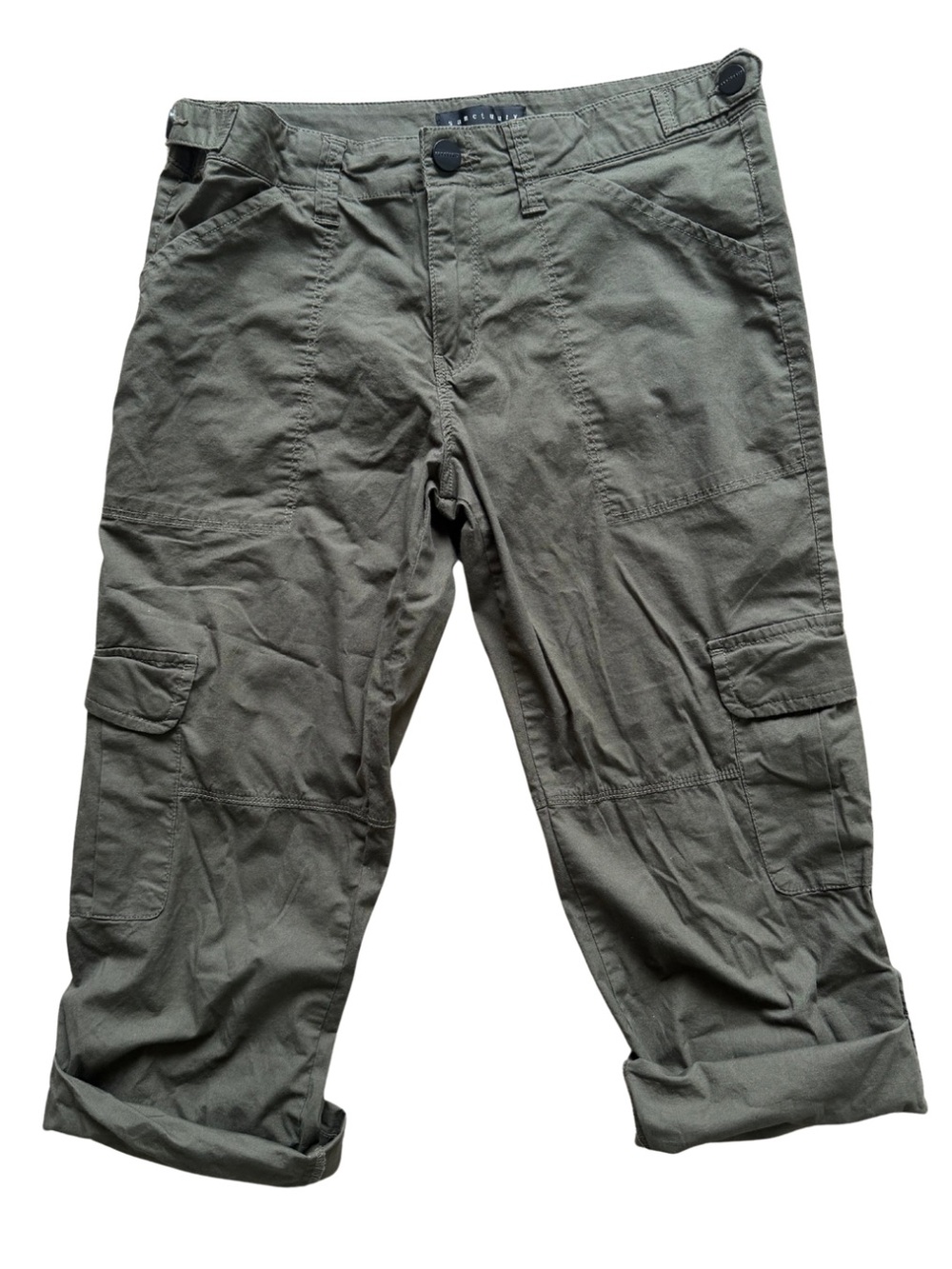 Sanctuary Olive Cargo Capris